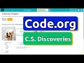 Code org Lesson 9 8 Using Images Tutorial with Answers Unit 2 Web Development CS Discoveries