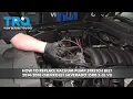 How to Replace Vacuum Pump Stretch Belt 2014-2018 Chevrolet Silverado 1500 5 3L V8