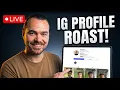 850k Copywriter Roasts Instagram Profiles LIVE