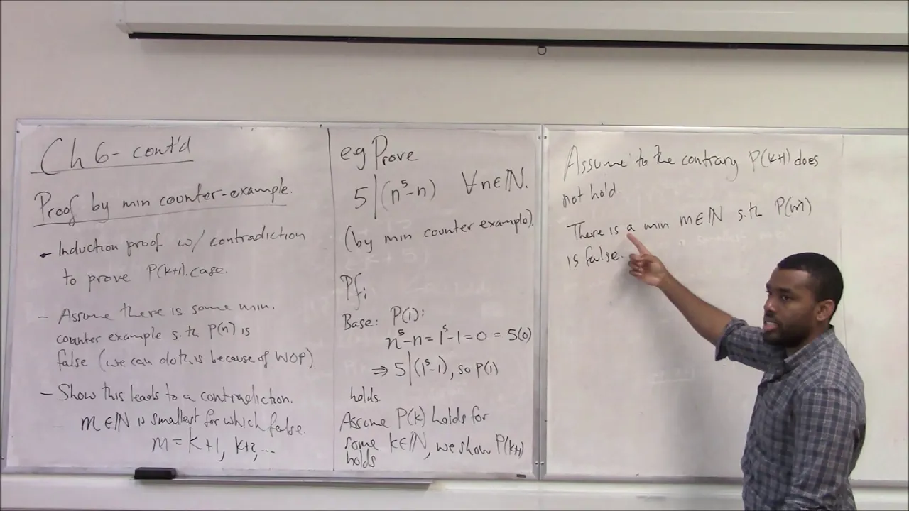 Math 308 Lecture 11 - Minimum counterexamples; Strong form induction; and prove or disprove
