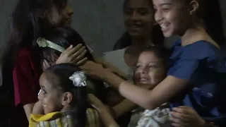 لحظة اعلان الفوز بالايفون 14 