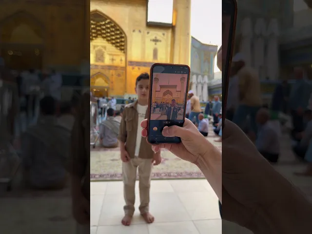 ⁣بحُبِّ عليٍّ كلُّ طفلٍ بنبضِهِ    يقولُ هو المولى الذي أنا أتبعُ