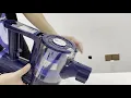 Lagu Remove the dust cup and filter/PRETTYCARE W300 cordless vacuum