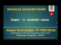 Advanced JavaScript - Chapter 11