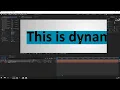 After Effects Tutorial - Dynamic Text Box Without Using Expression