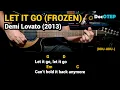 Let It Go FROZEN - Demi Lovato 2013 Easy Guitar Chords Tutorial with