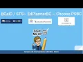 CLC12 BCeID and Student Transcript Services EdPlannerBC and Choose BC Post Secondary Day