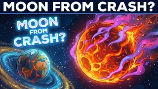 Can a Planetary Collision Create a Moon?