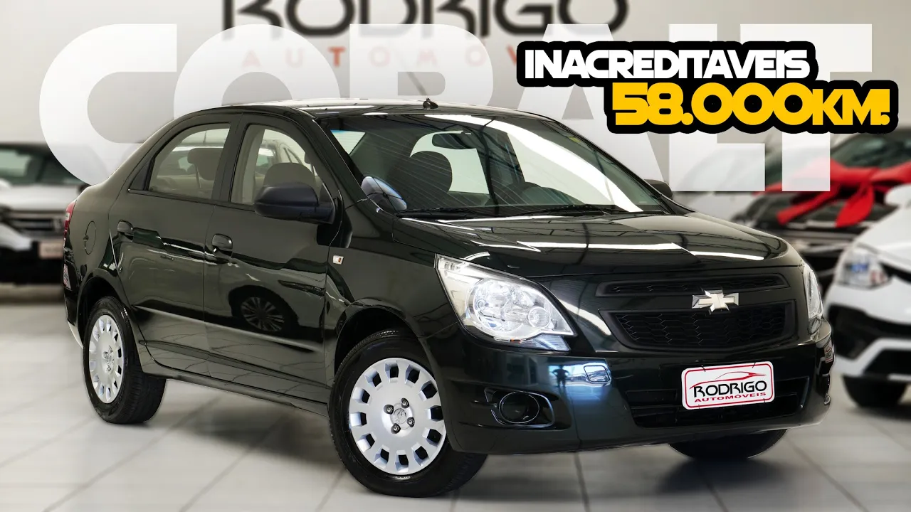 Chevrolet COBALT com BAIXÍSSIMA KM! Um SEDAN de RESPEITO que QUALQUER UM pode MANTER! Bom e BARATO!