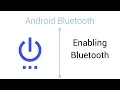 Bluetooth Tutorial - Enabling Bluetooth in Android Studio