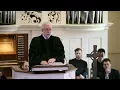 President Barnes preaches on John 10 14-18 March 28 2019
