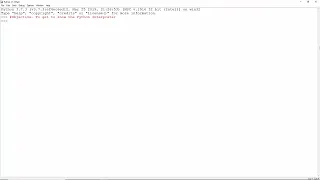 Python IDLE Demo - Play with Python Shell