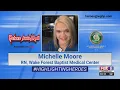 FOX8 Highlighting Heroes Michelle Moore Wake Forest Baptist Health nurse