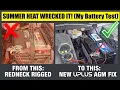 Stop using cheap Lead Acid car batteries from Wal-mart get you a AGM by UPLUS instead Save 60