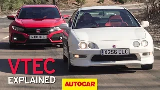Honda Integra Type R meets 2019 Civic Type R VTEC explained Autocar Heroes