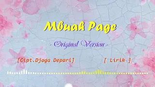 Download Mbuah Page Lagu Karo - Original Traditional Version [Lirik] MP3