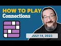 How To Play Connections The NEW New York Times Word Game