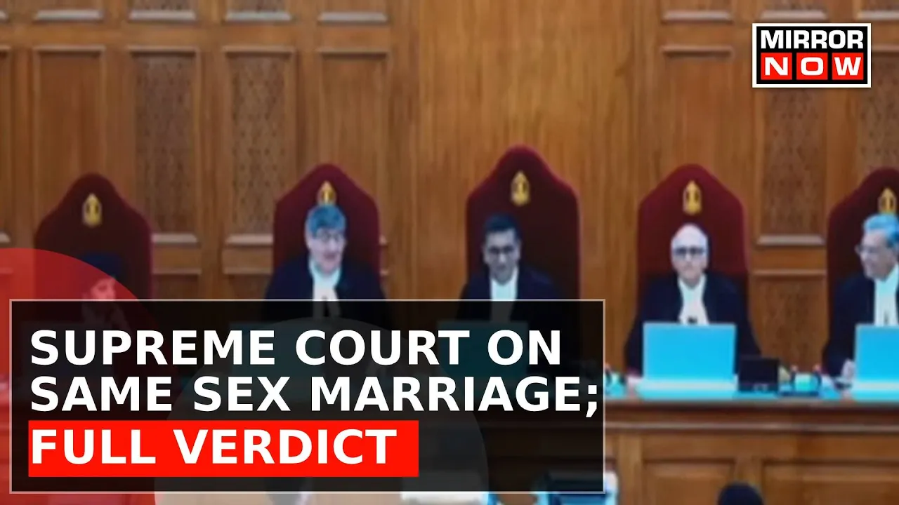Supreme Court Delivers Verdict On Same-Sex Marriage, Watch Full Supreme Court Verdict | Top News
