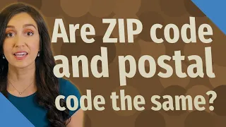 Are ZIP code and postal code the same