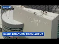 Name removed from Wells Fargo Center in South Philadelphia ahead of pending change