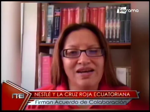 Nestlé y la Cruz Roja ecuatoriana firman acuerdo de colaboración