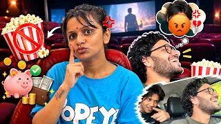 Prabh के बिना movie देखने गया 🤪 ॥ popcorn के पैसे बचा लिये 😂 #greeshbhatt #familyvlog 