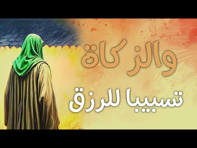 ⁣والزكاة تسبيبا للرزق