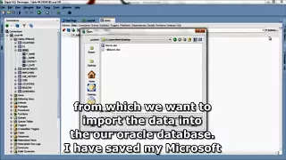 SQL tutorial 44 How to import data from Microsoft Excel to Oracle Database Computer tips and triks