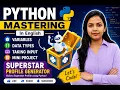 Master Python Basics Variables Data Types Input with Project English