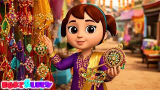 Aaj Hai Rakhi Ka Tyohar, राखी का त्यौहार, Hindi Festival Rhyme For Kids By Luke And Lilly Hindi