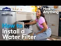 How to Install a Water Filter How To Anything