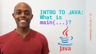 Introduction To Java for Beginners Part 2 - What is the main method