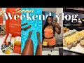 SUMMER WEEKND VLOG WE OUTSIDE POOL PARTY HIBACHI SUSHI GWRM BRUNCH FACE ALMOST GOT BURNT
