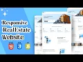 Real Estate Website with HTML CSS and JavaScript with Free Source Code