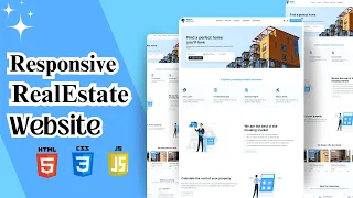 Real Estate Website with HTML CSS and JavaScript with Free Source Code