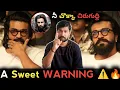 Warning from Ram Charan fans to Poola Chokka| #ramcharan #peddi #chikirichikiri #poolachokka 