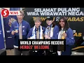 Download Lagu Shuttlers receive heroes’ welcome after World Championships success
