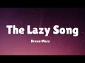 Download Lagu Bruno Mars - The Lazy Song (Lyrics)