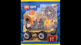 LEGO Instructions | City | 952502 | Construction Worker with Rotary Cutter | Magazine Gift