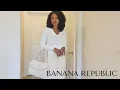 Banana Republic Try on Haul Sweaters Fall Fashion
