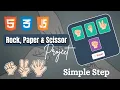Rock Paper Scissors Game in 10 Minutes HTML CSS JS Tutorial