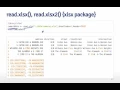 Getting and Cleaning Data - Reading Excel Files