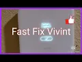 Vivint Thermostat What to do when you see this