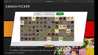 Smash Picker The Super Smash Bros Ultimate Random Character Generator