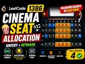 LeetCode 1386 Cinema Seat Allocation Greedy Bitmask Trick