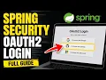 How to enable Spring Security with OAuth2 login - Full Guide