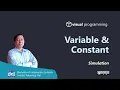 Variable Constant Simulation Visual Programming Bahasa Indonesia