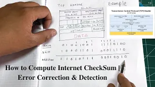 How to Compute Internet Checksum Error Correction Detection Computer Networks