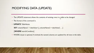 DML insert update delete TCL rollback commit in Sql