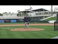 Rule 5 pick Justin Haley shows off his crossfire delivery